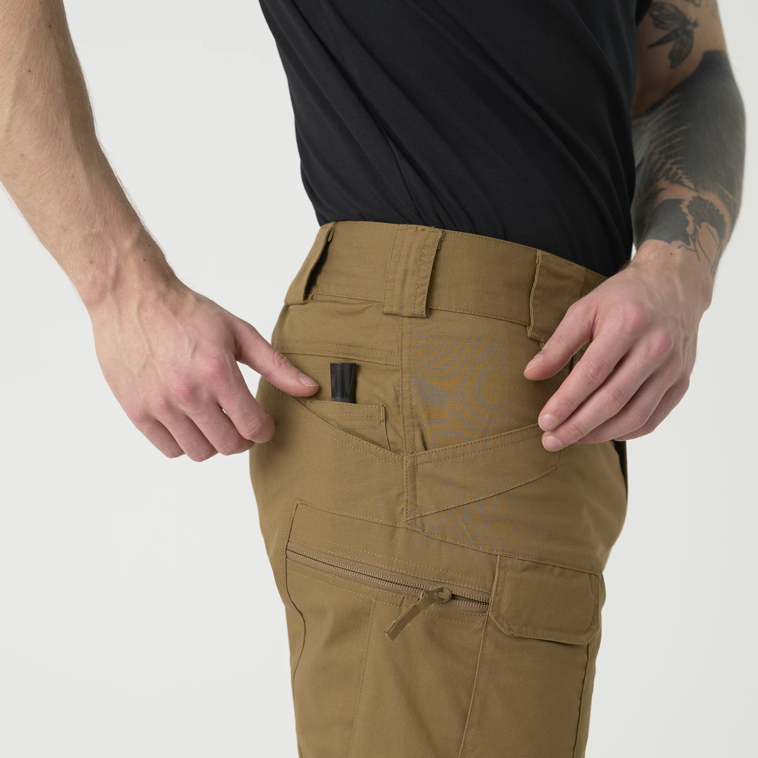 Helikon-Tex Urban Tactical nohavice Rip-Stop polycotton, Olive drab – detail 5