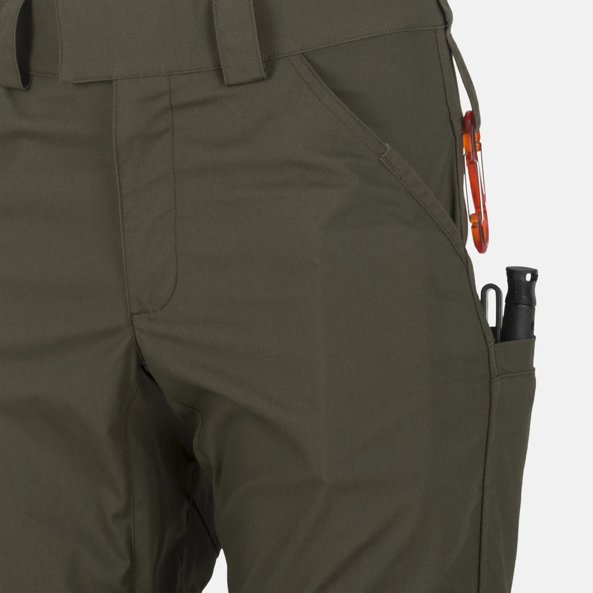 Helikon-Tex WOODSMAN nohavice, popolavo sivé – detail 4