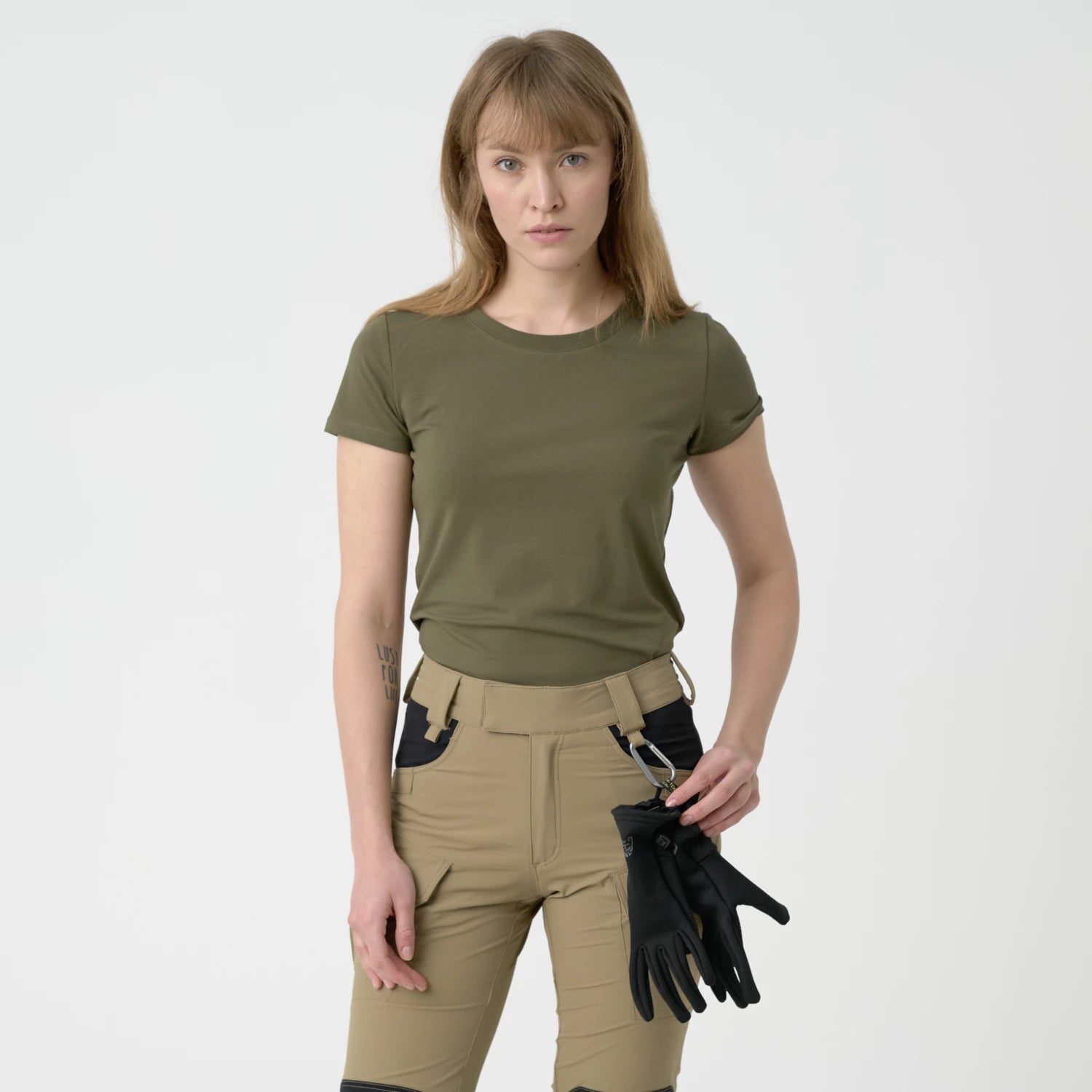 Helikon-Tex VersaStretch outdoorovo nohavice taktické dámske, taiga green – detail 12