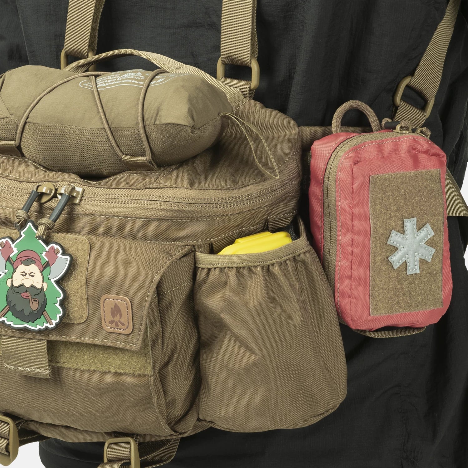 Helikon-Tex Foxtrot Mk2 bedrová taška Cordura, Shadow Grey – detail 2