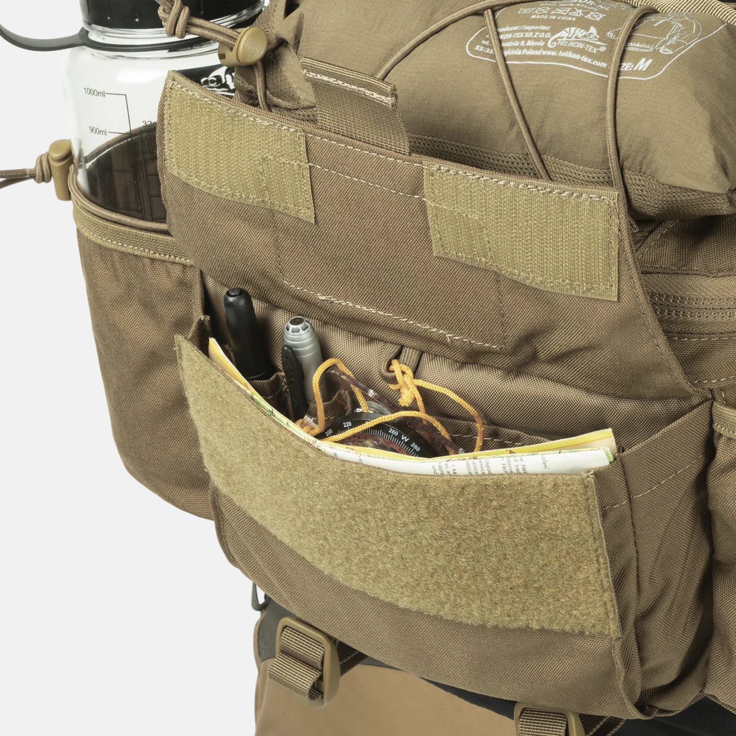 Helikon-Tex Foxtrot Mk2 bedrová taška Cordura, Shadow Grey – detail 8