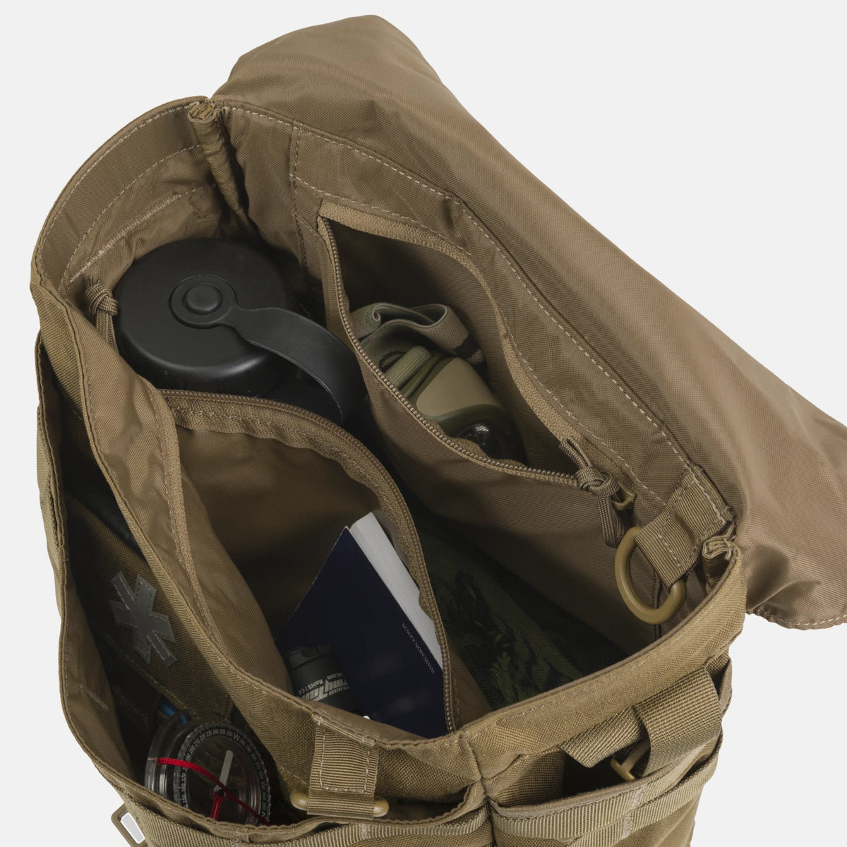 Helikon-Tex Bushcraft Haversack Bag taška cez rameno Cordura®, čierna – detail 4