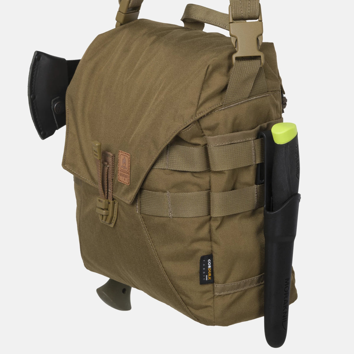 Helikon-Tex Bushcraft Haversack Bag taška cez rameno Cordura®, čierna – detail 6