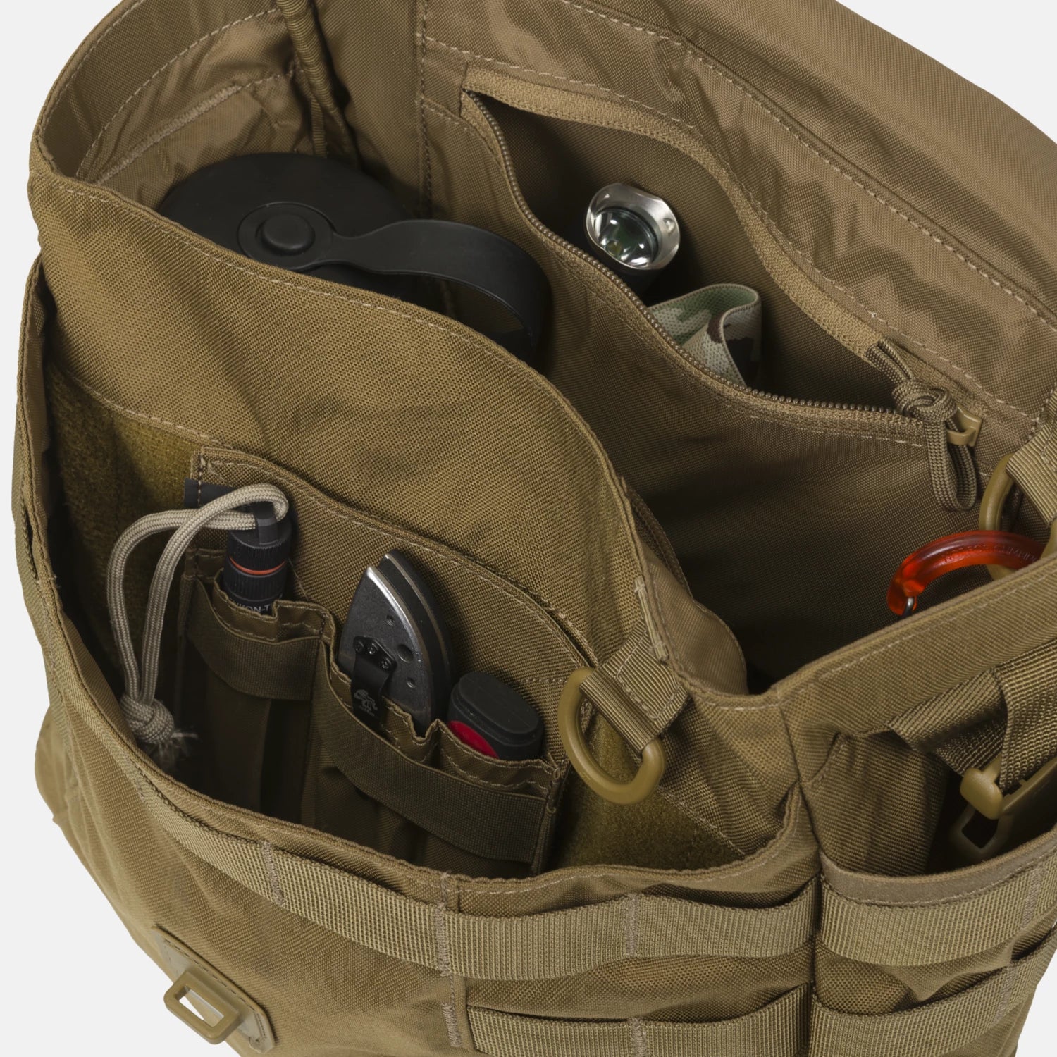 Helikon-Tex Bushcraft Haversack Bag taška cez rameno Cordura®, shadow grey/čierna – detail 7