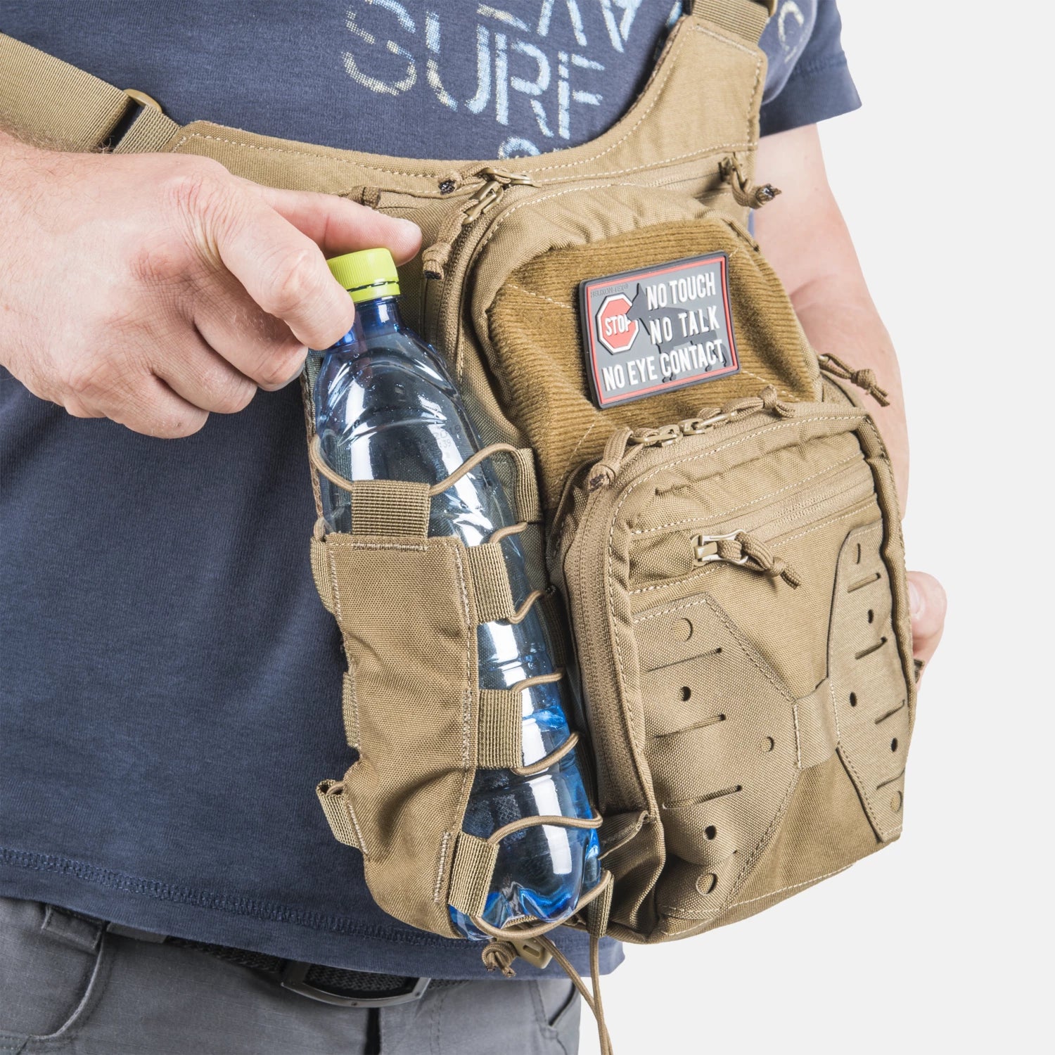 Helikon-Tex EDC SIDE BAG® kapsa cez rameno, čierna – detail 6