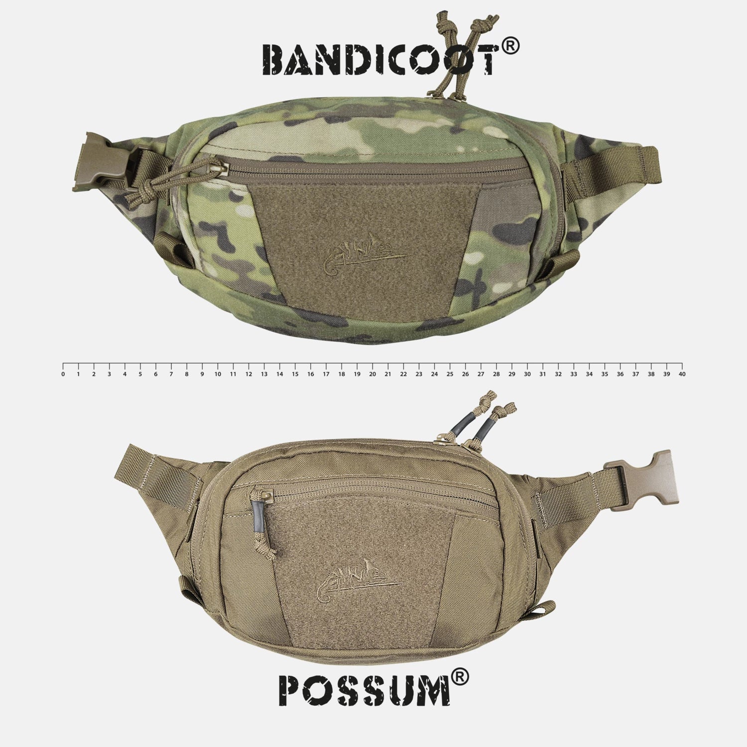 Helikon-Tex POSSUM ľadvinka Cordura, Shadow Grey – detail 3