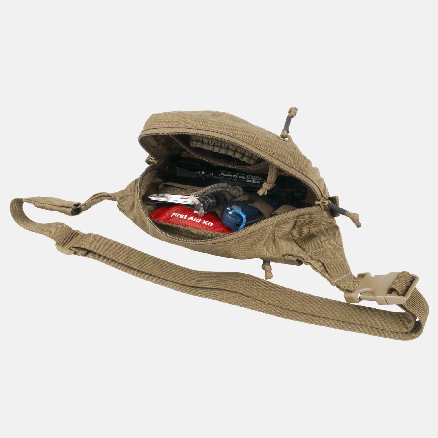 Helikon-Tex POSSUM ľadvinka Cordura, PL Woodland – detail 10