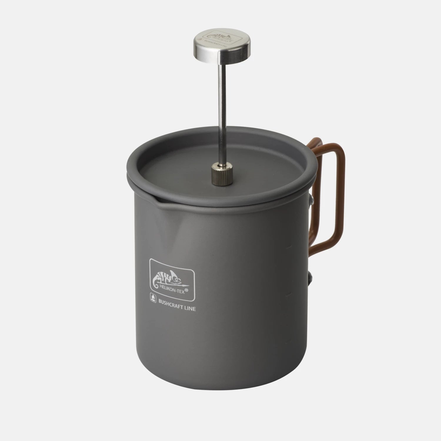 Helikon-Tex Camp hrnček na kávu French Press so sitkom, šedý – detail 1