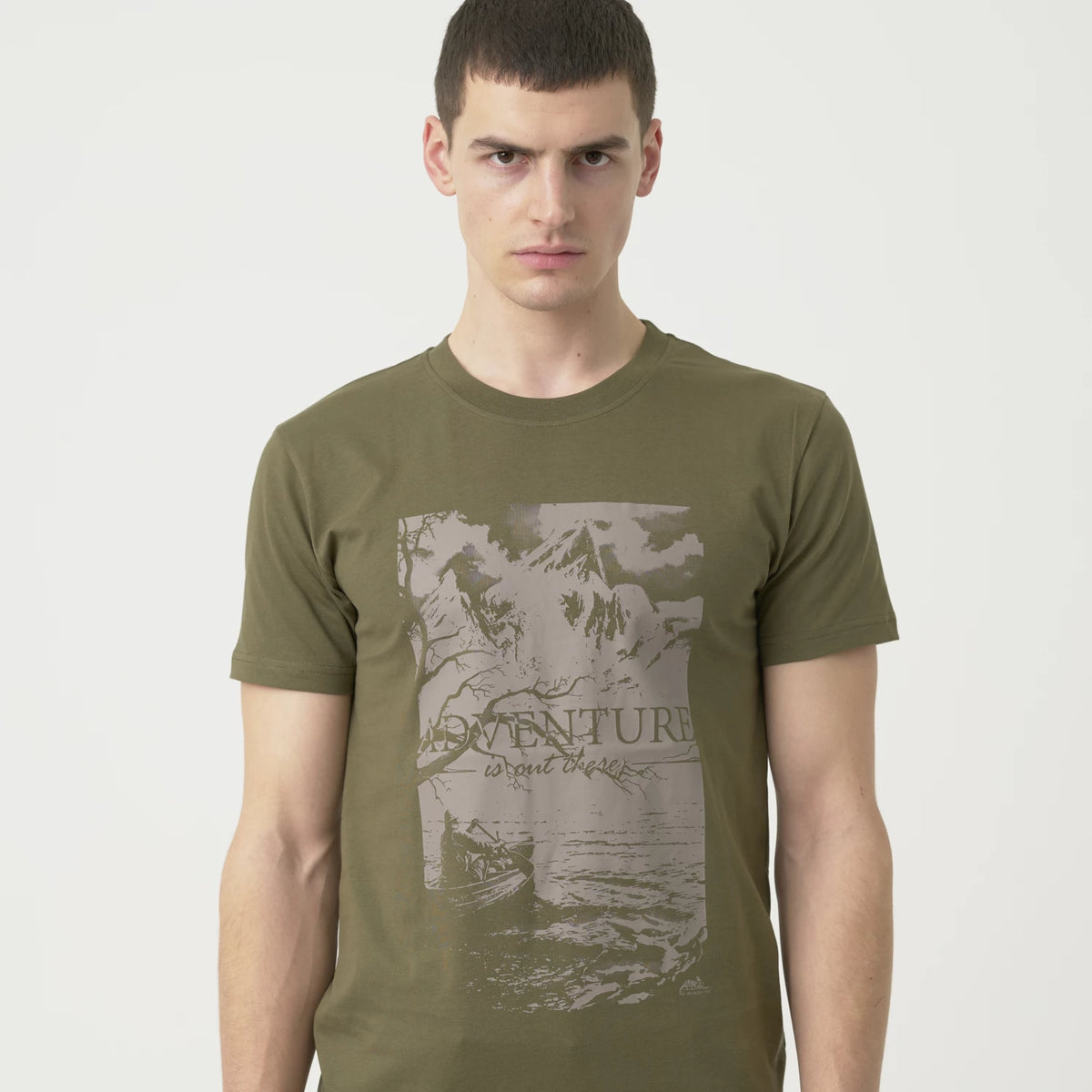 Helikon-Tex tričko Adventure Is Out There, Olive Green – detail 2