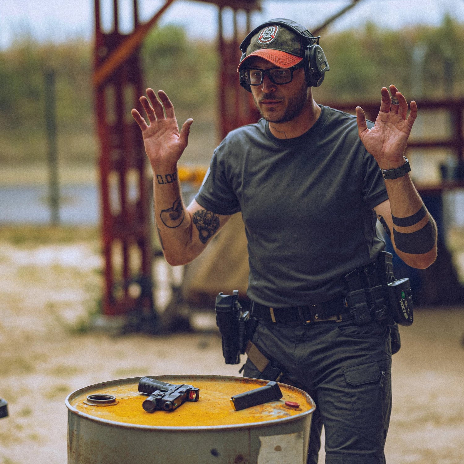 Helikon-Tex Top Cool tričko TopCool taktické, Coyote – v použití 2