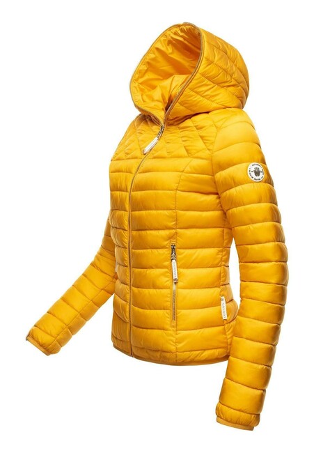 Navahoo Ich bin Hübsch damen Übergangsjacke mit Kapuze, gelb
