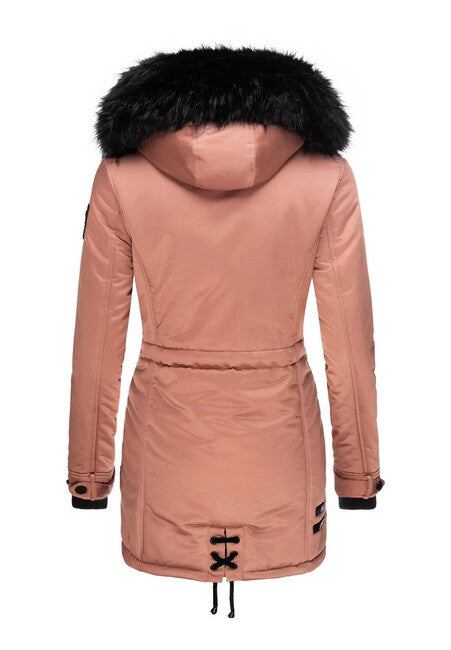 Navahoo LULUNA PRINCESS damen Winterjacke mit Kapuze, terracotta