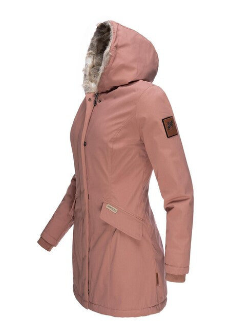 Navahoo Cristal Damen- Winter- Kapuzenjacke a kozusinou