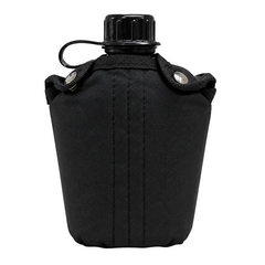 Dragowa Tactical taktische Feldflasche 800ml, schwarz