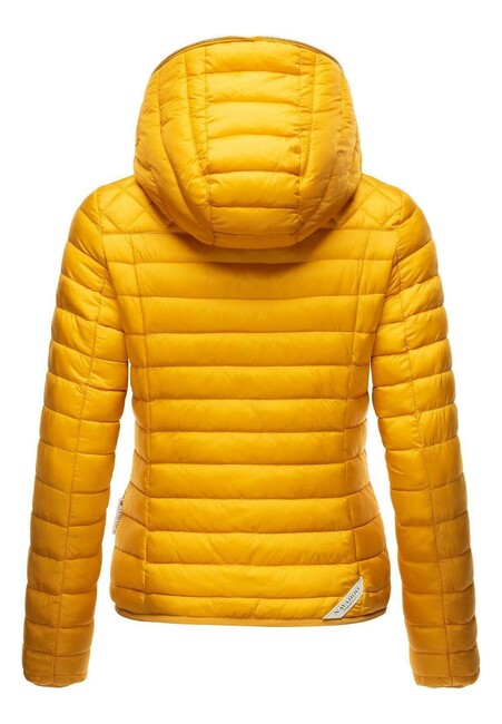Navahoo Ich bin Hübsch damen Übergangsjacke mit Kapuze, gelb