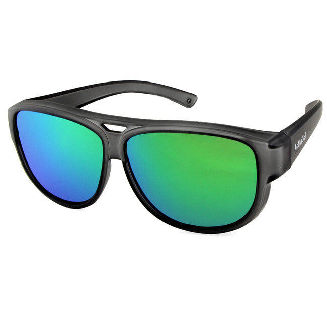 ActiveSol El Aviador Fitover-Kinder- Polarisations- Sonnenbrille grau/Spiegel-