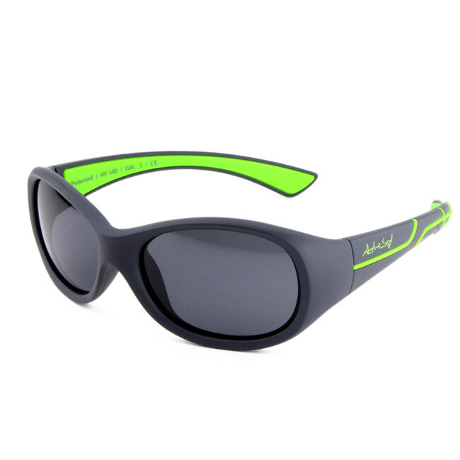 ActiveSol Kids @school sports Kinder- Polarisations- Sonnenbrille grau/grün