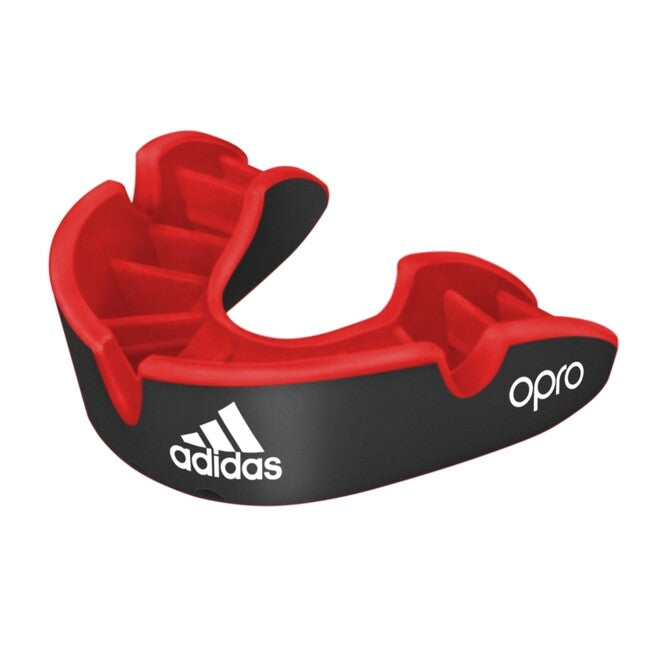 Adidas Mundschutz Opro Silver, schwarz--rot