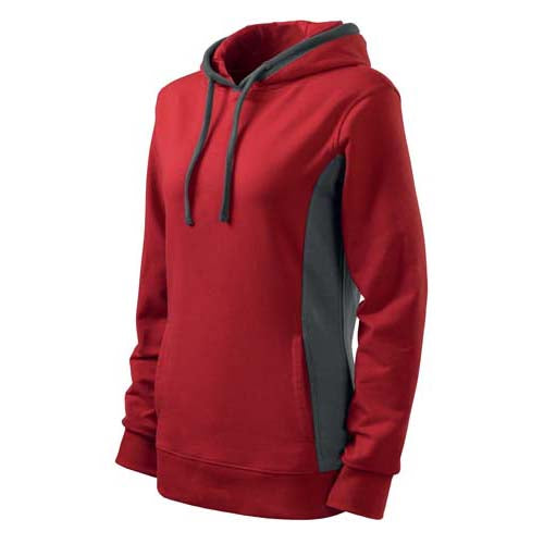 Malfini Damen- Sweatshirt Kangaroo 280g/m2, rot