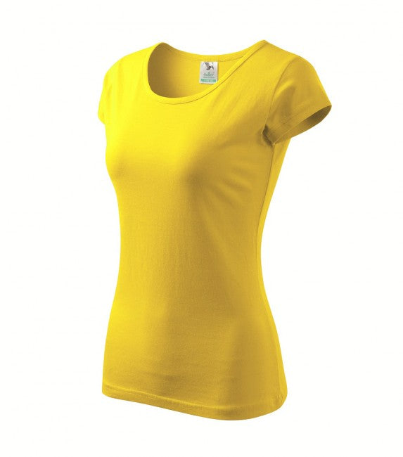 Malfini Pure Malfini damen-T-shirt, gelb, 150g/m2