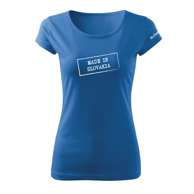 DRAGOWA damen T-shirt 150 g/m² Made in Slovakia Blau