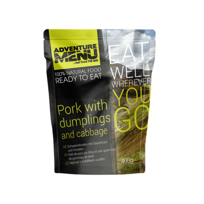 Adventure Menu Schweinefleisch s Knödel und Kraut 400g