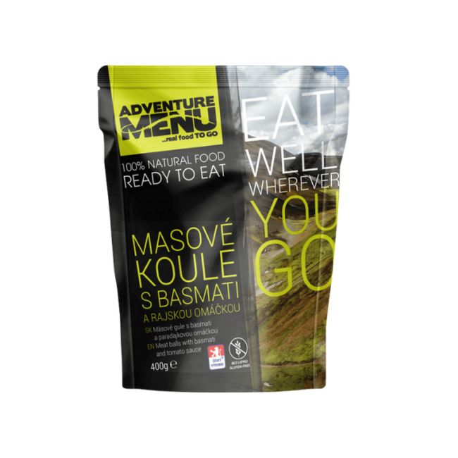 Adventure Menu Mäsovo-Reis- gule s paradajkovou Soße 400g