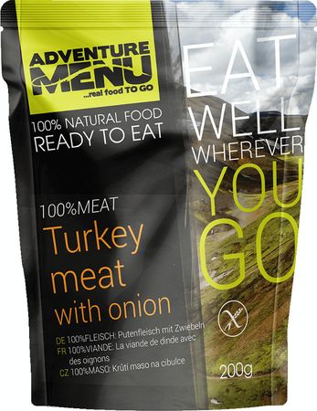 AdventureMenu Truthahn mäso na Zwiebel 200g, 200g