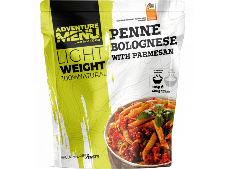 Adventure Menu Penne s Bolonskou Soße und parmesanom 400g