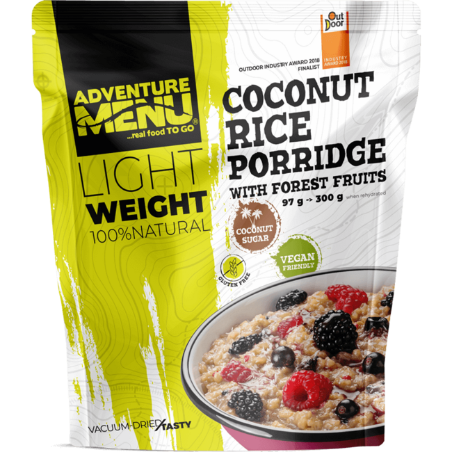 Adventure menu Reis--Kokos- Brei s Wald- Obst, 300g
