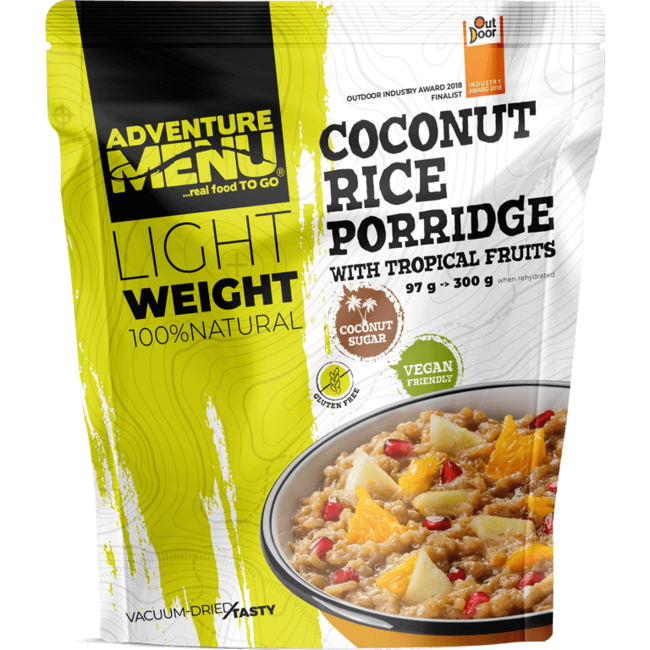 Adventure menu Reis--Kokos- Brei s tropisch Obst, 300g