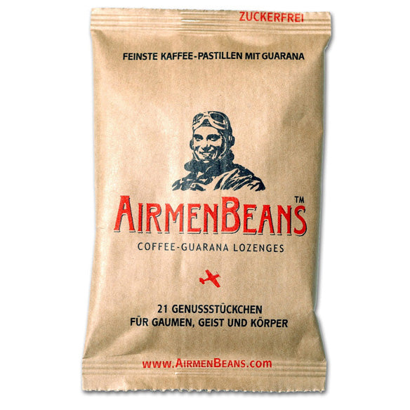 MHF Airmen Beans-Pastillen Coffee-Guarana, 21 Stück