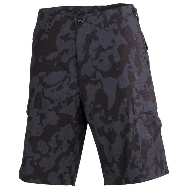 MFH Americke kurz Hose BDU Rip stop, night-camo