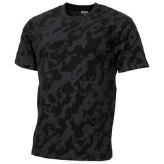 MFH Amerikanisches Streetstyle T-shirt, nacht-camo