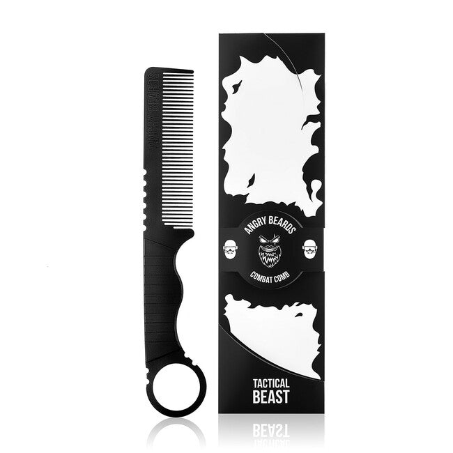 ANGRY BEARDS Hreben na bradu und Schnurrbart Combat Comb