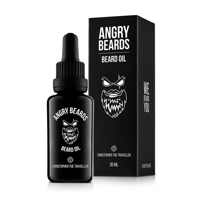 Angry Beards Christopher The Traveller bart- und schnurrbartöl 30 ml
