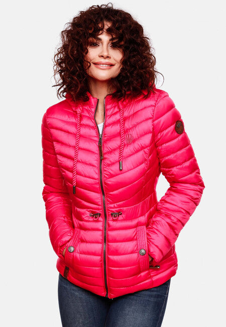 Marikoo ANIYAA damen-Übergangsjacke mit Kapuze, rosa