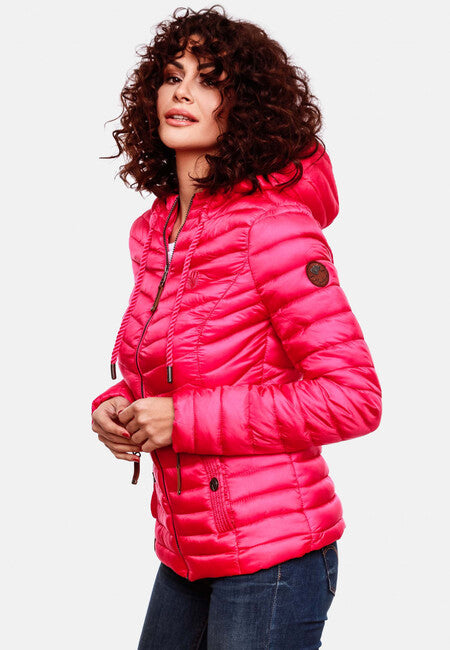 Marikoo ANIYAA damen-Übergangsjacke mit Kapuze, rosa