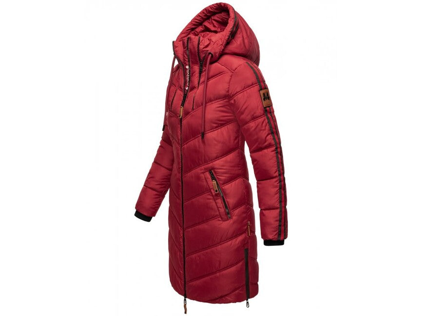 Marikoo ARMASA damen-winterjacke, dark red