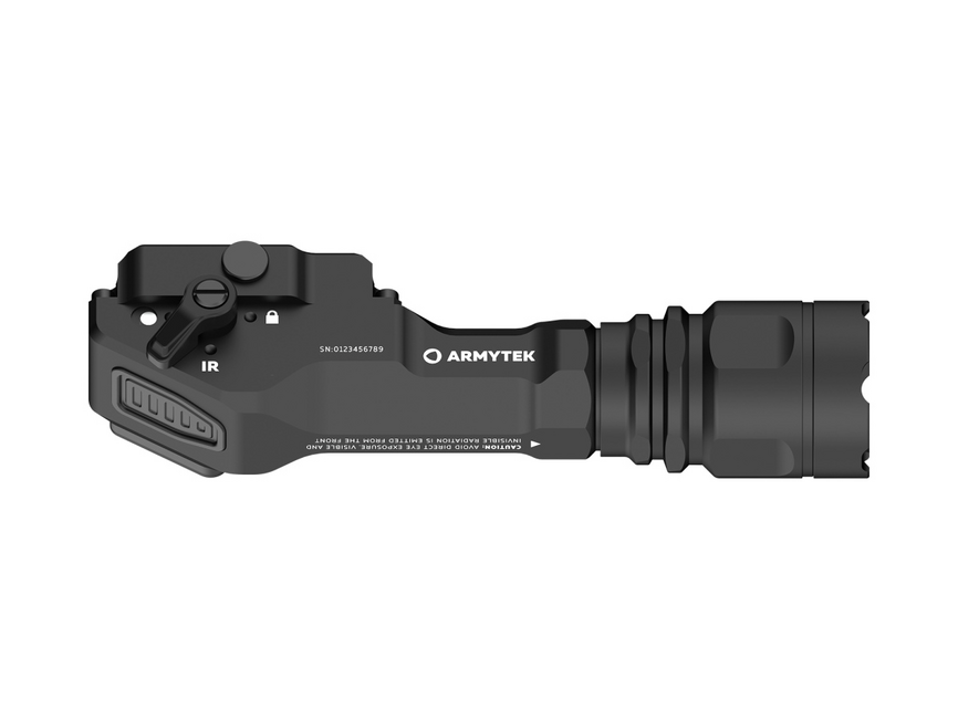Armytek Parma C2IR Pro kompakt-waffentaschenlampe, wiederaufladbar, 1200 lm