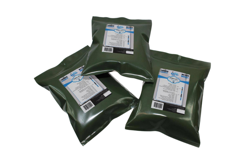 Arpol Offroad3 Lebensmittelration MRE Nudeln mit Kohl