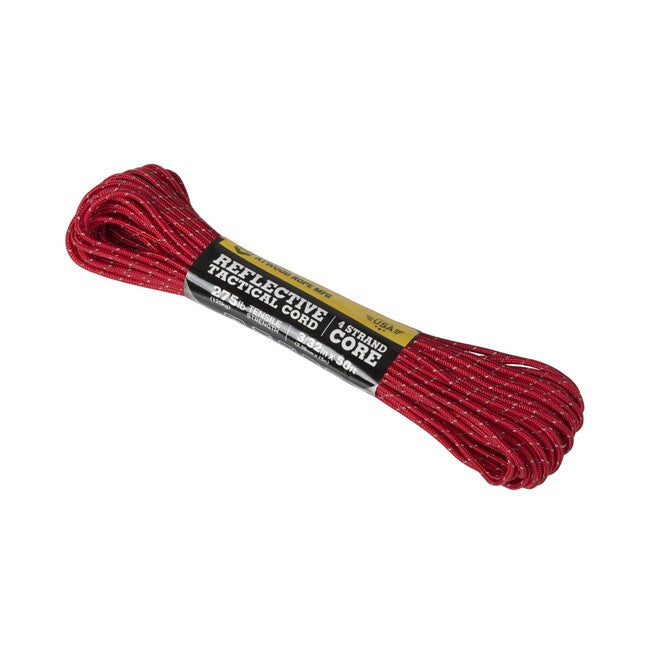 ATWOOD® Taktische Reflexschnur 3/32 x 50 Fuß - rot (332R50)