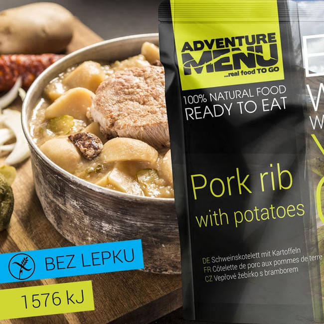 Adventure Menu Schweinefleisch rebierko so Kartoffeln 400g