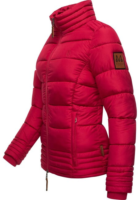 Marikoo SOLE damen-Winterjacke mit Kapuze, fuchsia