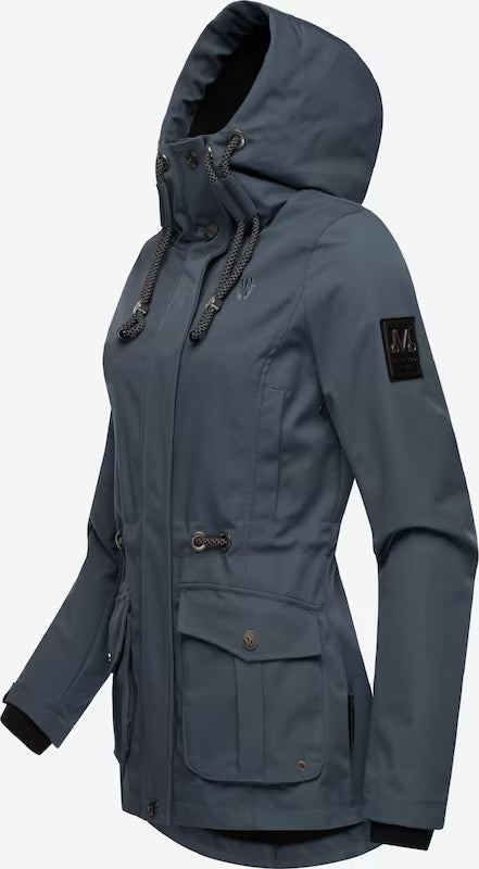 Marikoo BABETAA PRINCESS damen übergangs-kapuzenjacke, navy