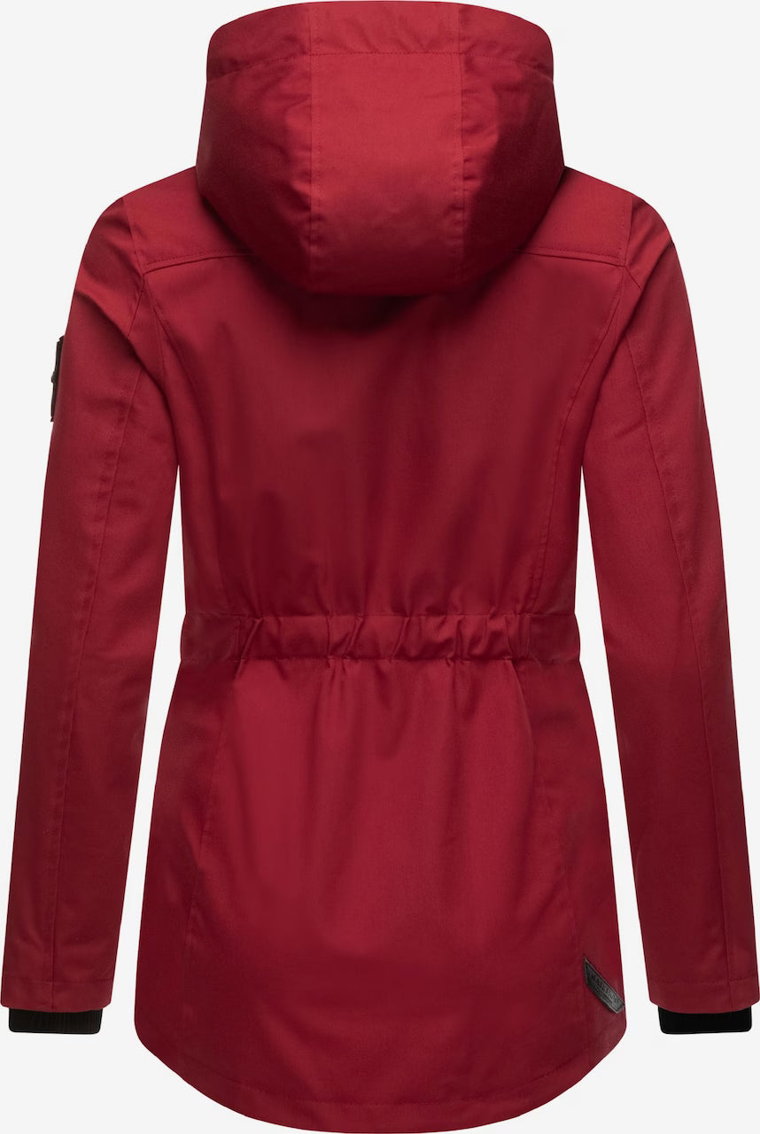 Marikoo Babetaa Princess damen übergangs-kapuzenjacke, blood red