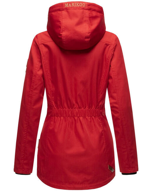 Marikoo BABETAA damen-Übergangsjacke, cherry red