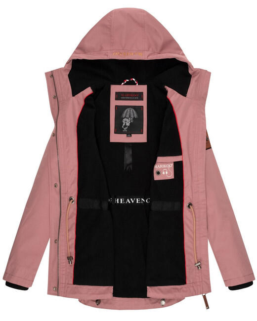 Marikoo BABETAA damen-Übergangsjacke, dark rose