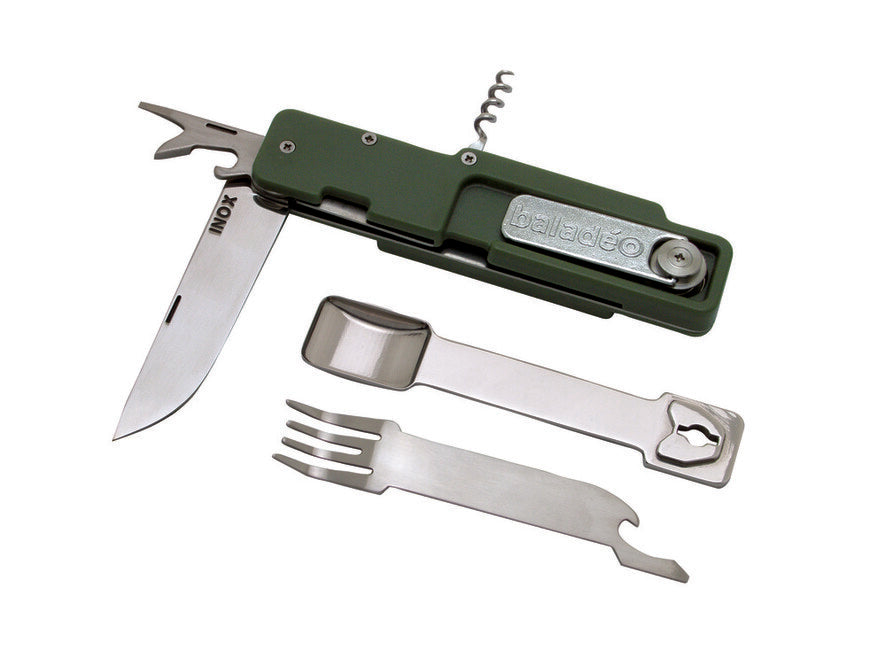 Baladeo ECO104 Outdoor-Besteck, khaki