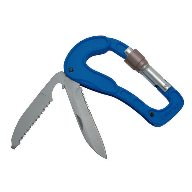 Baladeo ECO212 Klippenkarabiner + 2 Klingen, blau